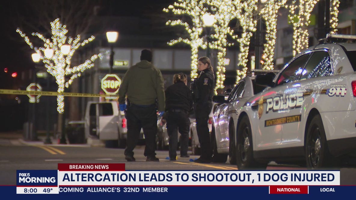 Dog shot following dispute in Montgomery County
